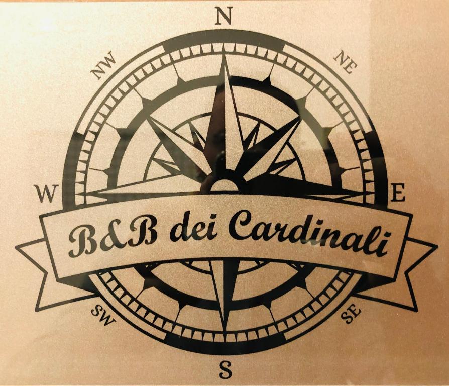 a drawing of a label on a paper at B&B Dei Cardinali in Terni