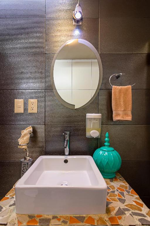 Koupelna v ubytování Hotel Cantera Rosa