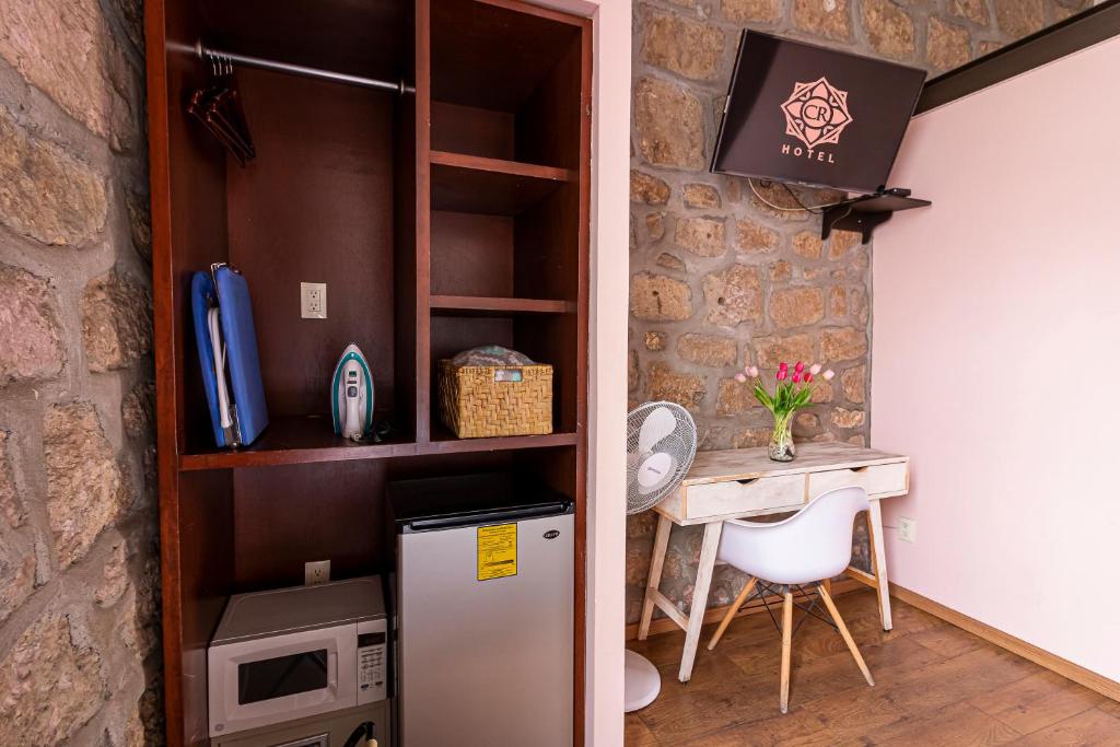 Kuchyň nebo kuchyňský kout v ubytování Hotel Cantera Rosa
