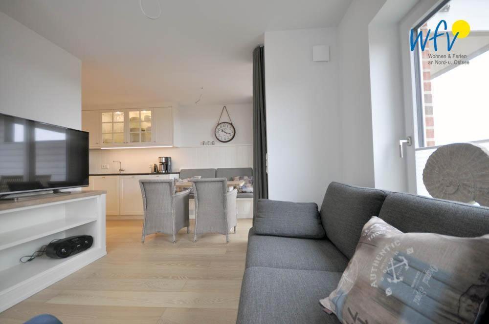 Kuchyň nebo kuchyňský kout v ubytování Achterhus - Ferienwohnung Inseltraum