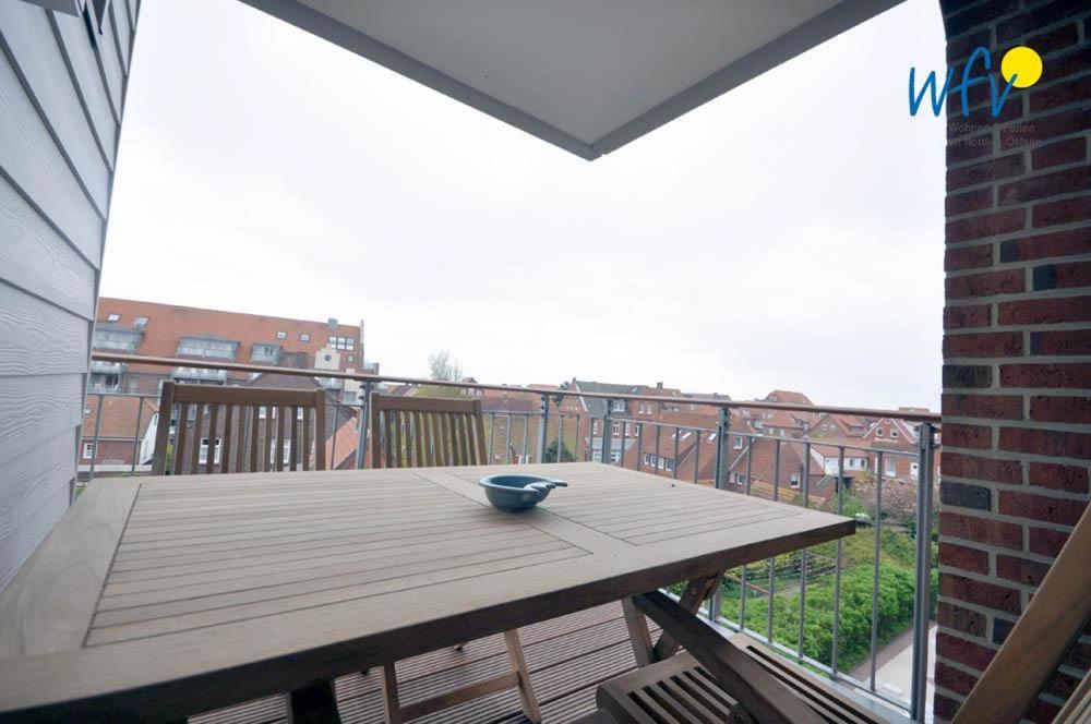 Balkón nebo terasa v ubytování Achterhus - Ferienwohnung Inseltraum