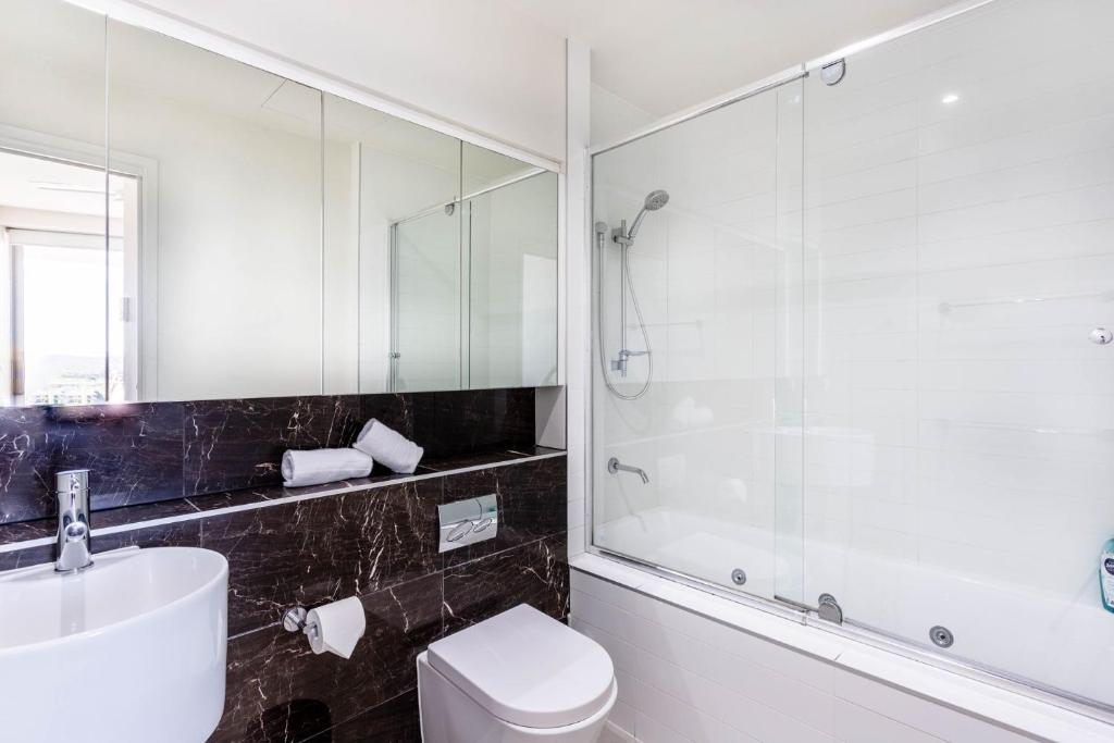 Koupelna v ubytování Ocean View Apartment Yeppoon