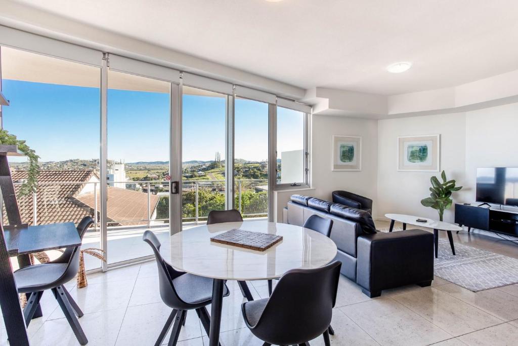 Posezení v ubytování Ocean View Apartment Yeppoon