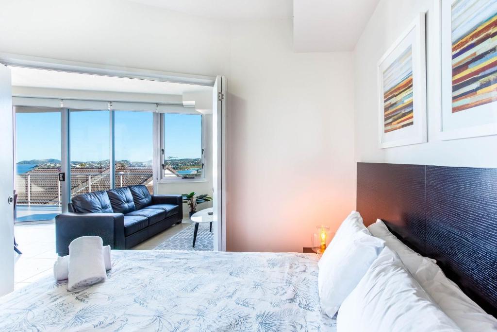 Posezení v ubytování Ocean View Apartment Yeppoon