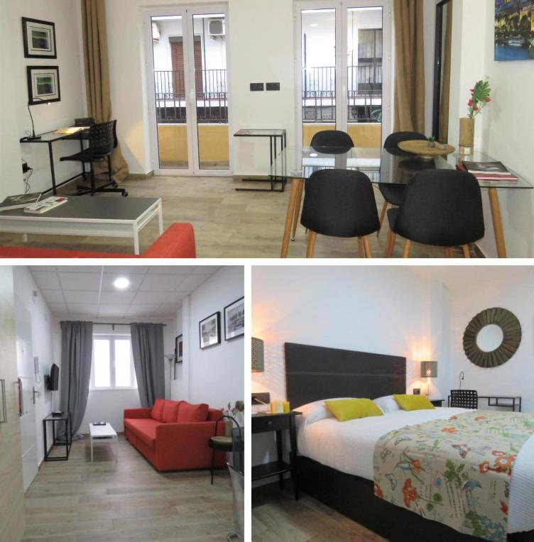 Posezení v ubytování Living Sevilla Apartments Hércules