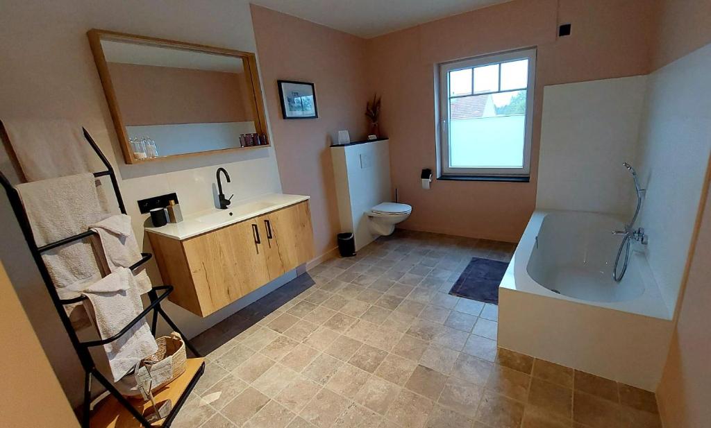 Kuchyň nebo kuchyňský kout v ubytování B&B Hope & Anchor