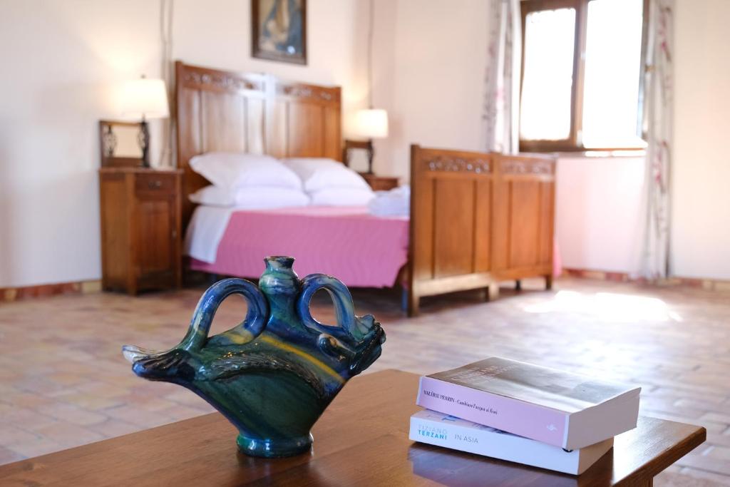 Postel nebo postele na pokoji v ubytování Masseria Crocco
