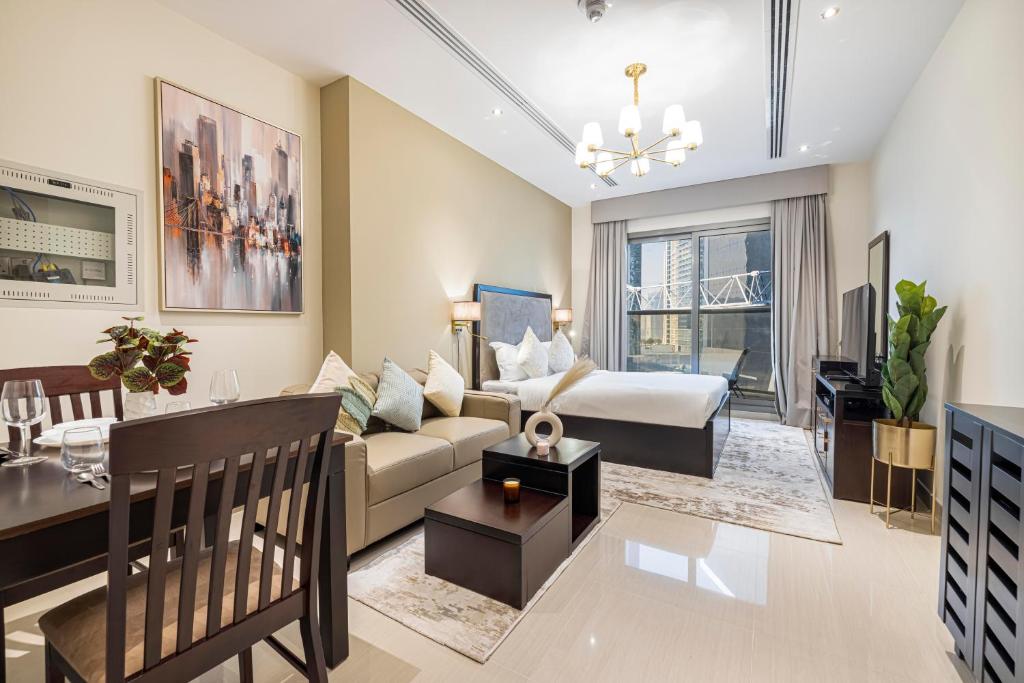 Daniels Studio Elite Downtown Partial Burj Khalifa View, Dubai (updated