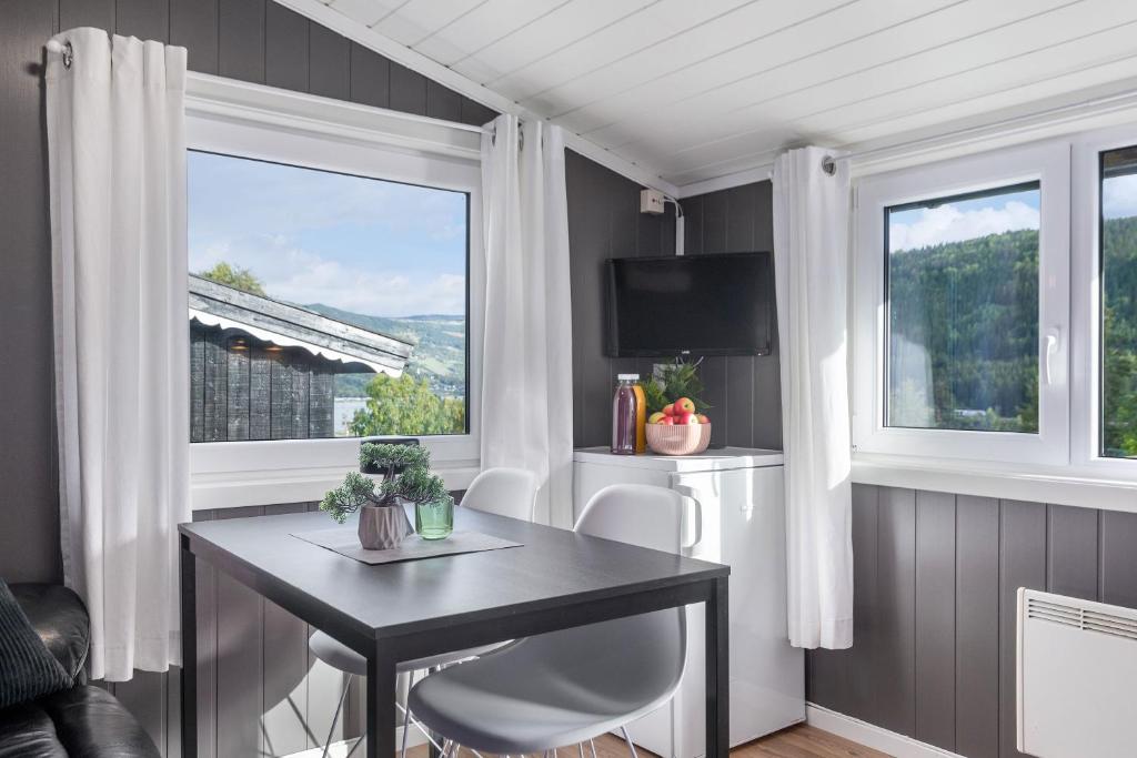 TV a/nebo společenská místnost v ubytování Topcamp Rustberg - Hafjell