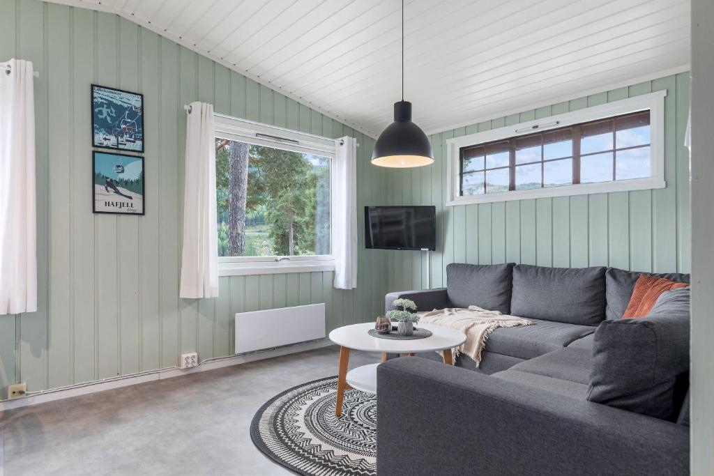 TV a/nebo společenská místnost v ubytování Topcamp Rustberg - Hafjell