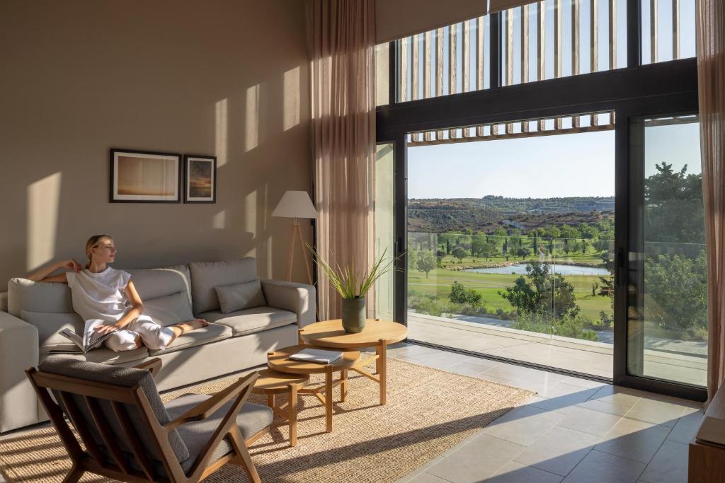 Posezení v ubytování Minthis Resort
