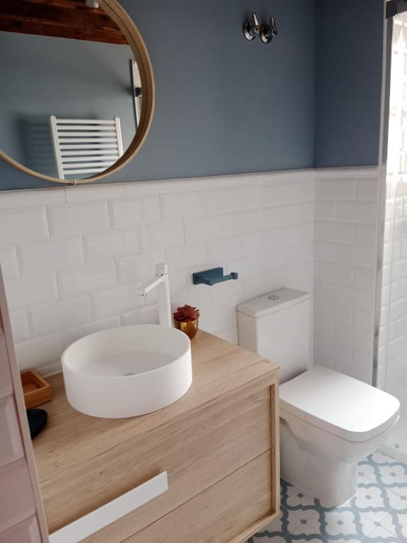 Koupelna v ubytování Apartamentos Turísticos La Casa Grande