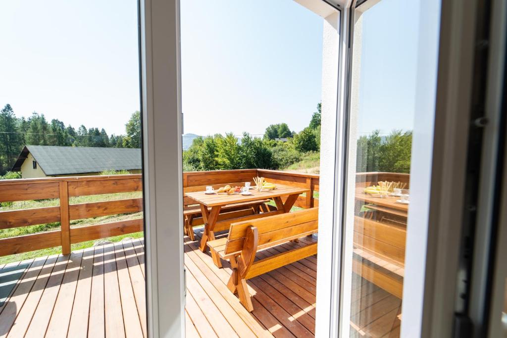Balkón nebo terasa v ubytování ApartView House Dolina Partecznik by Rent like home