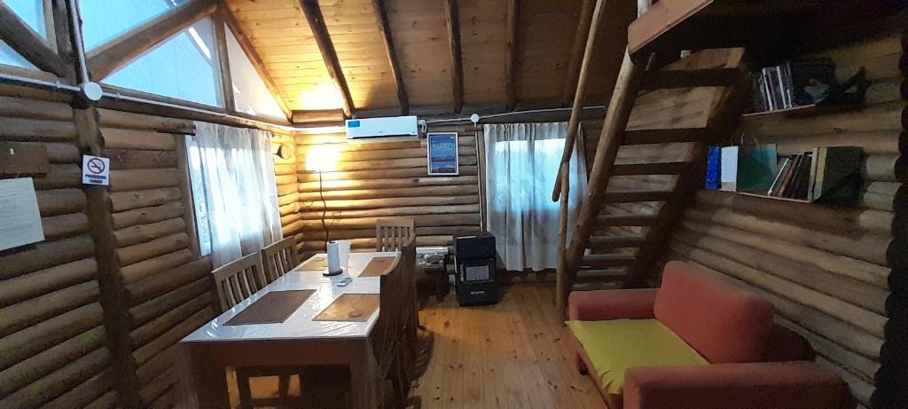 Posezení v ubytování Cabana Mamull