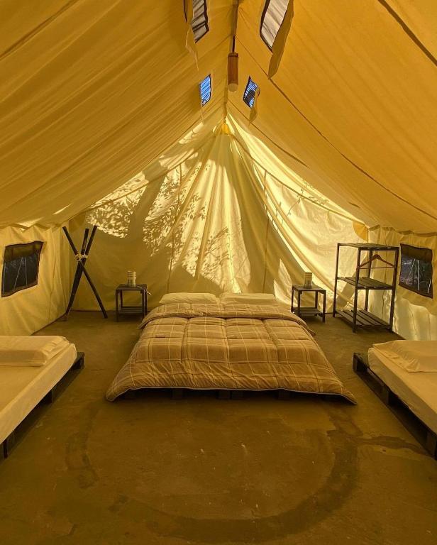 Postel nebo postele na pokoji v ubytování El Paraje Camping