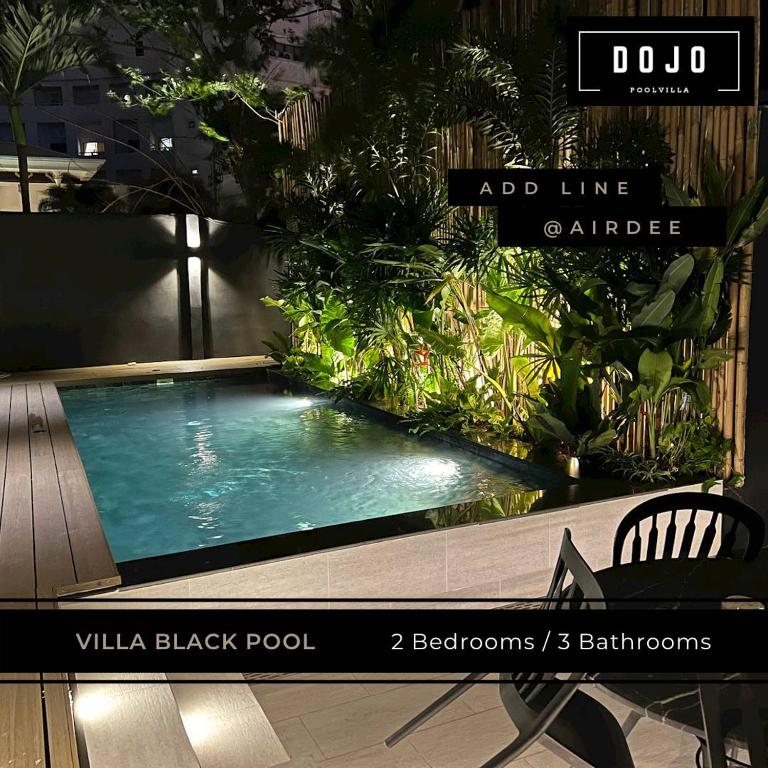 Bazén v ubytování Dojo pool villa nebo v jeho okolí