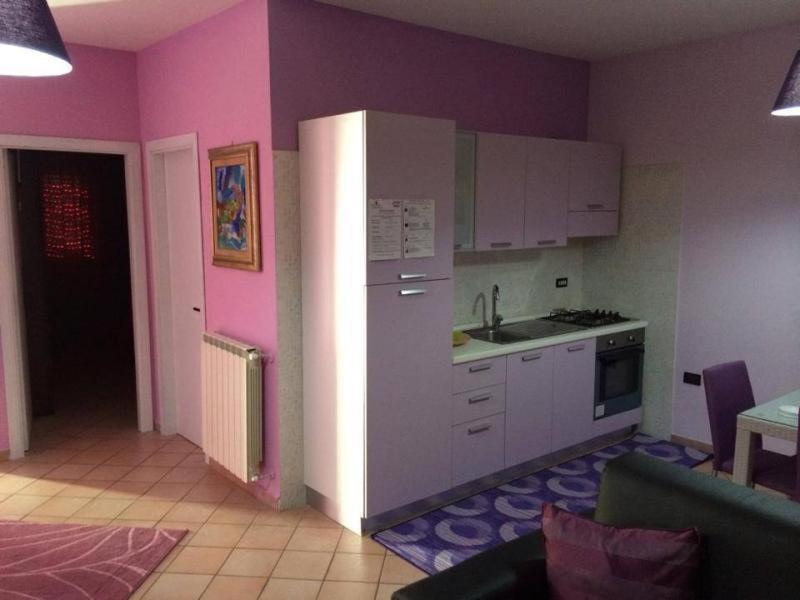 Kuchyň nebo kuchyňský kout v ubytování Enea residence