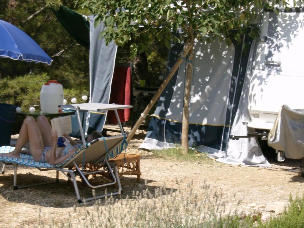 Zahrada ubytování Camping PINUS