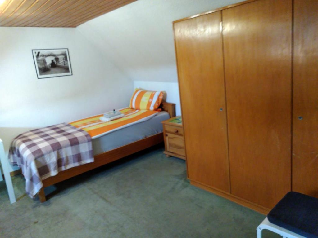 Postel nebo postele na pokoji v ubytování Gasthaus Katrin