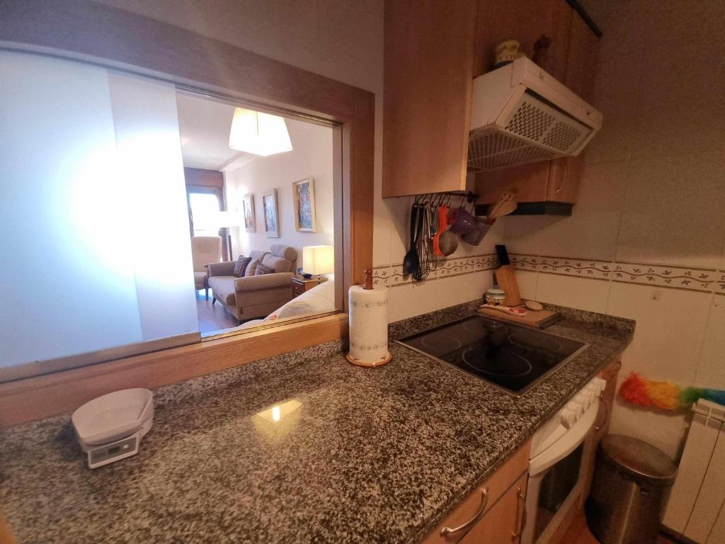 Kuchyň nebo kuchyňský kout v ubytování Apartamento vacacional Marita