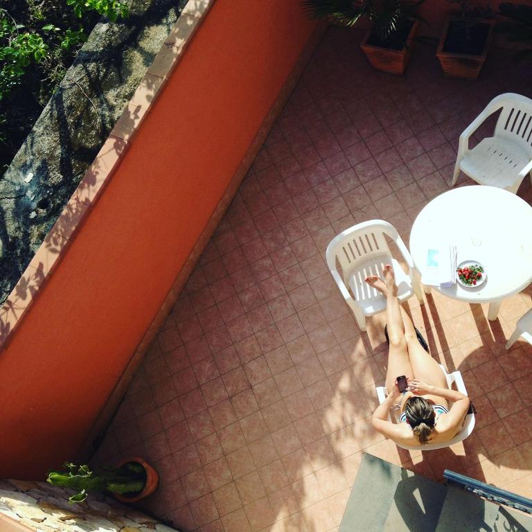 Balkón alebo terasa v ubytovaní Adriana casa vacanze mare Etna Sicilia