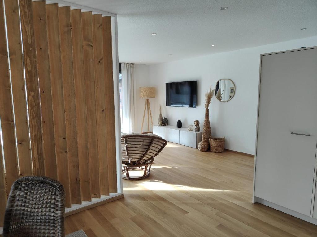 En TV eller et underholdningssystem på Sunnustrahl