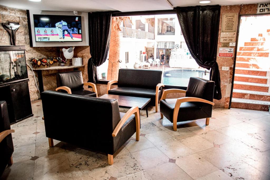 Posezení v ubytování Hotel Maman