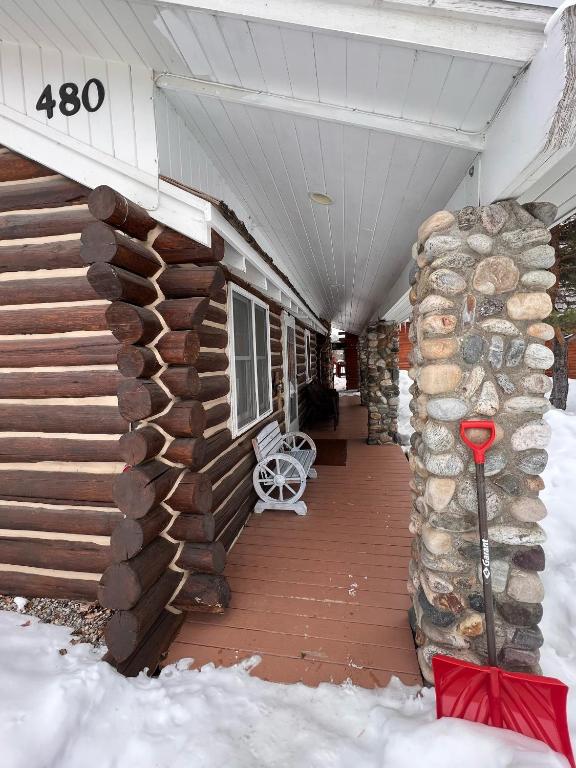 Teton Teepee Lodge v zimě