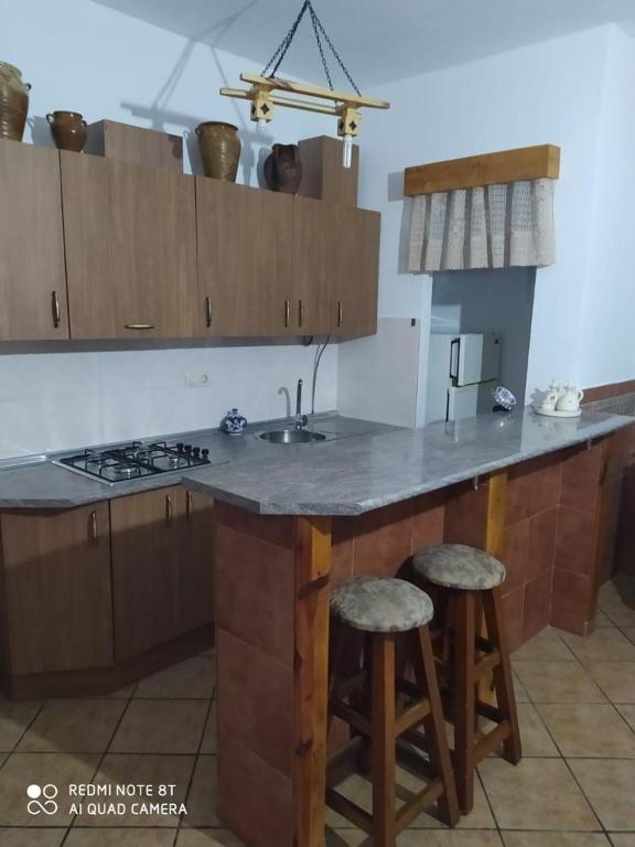 Kuchyň nebo kuchyňský kout v ubytování Cortijo las lagunillas