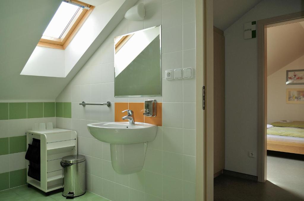 Koupelna v ubytování Hostel Lípa - Továrna
