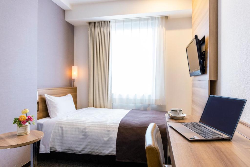 TV a/nebo společenská místnost v ubytování Choshi Plaza Hotel