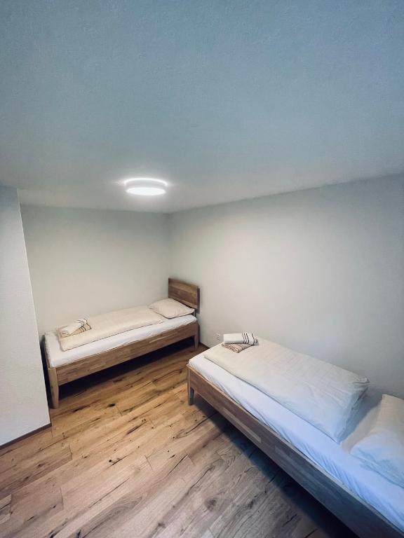 Postel nebo postele na pokoji v ubytování Ferienhaus Granula