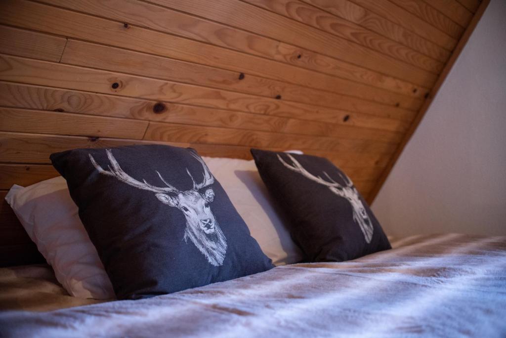 Postel nebo postele na pokoji v ubytování Cottage Gordana