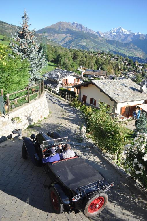 Nespecifikovaný výhled na hory nebo výhled na hory při pohledu z bed and breakfast