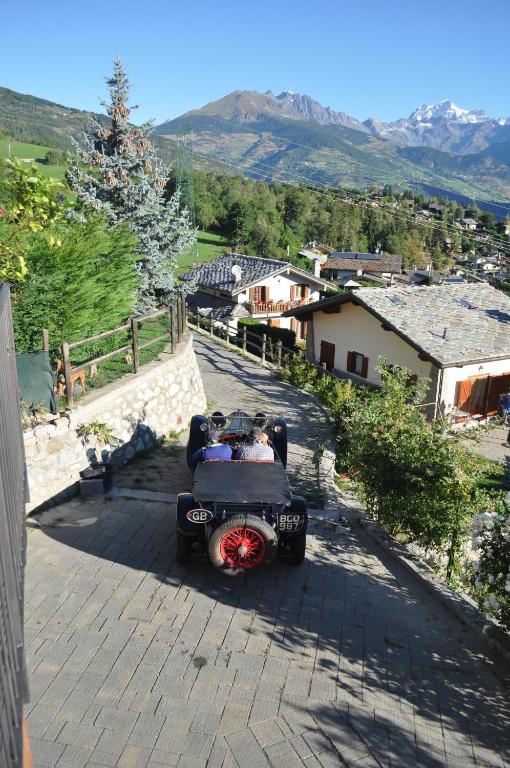 Nespecifikovaný výhled na hory nebo výhled na hory při pohledu z bed and breakfast