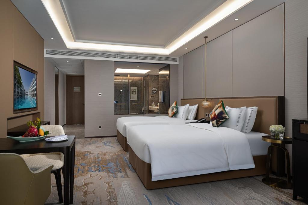 White Swan Hotel Taizhou - Deluxe Twin Room (la Imagen De La Habitación Es Solo De Referencia. El Tipo De Habitación Específico Debe Prevalecer)