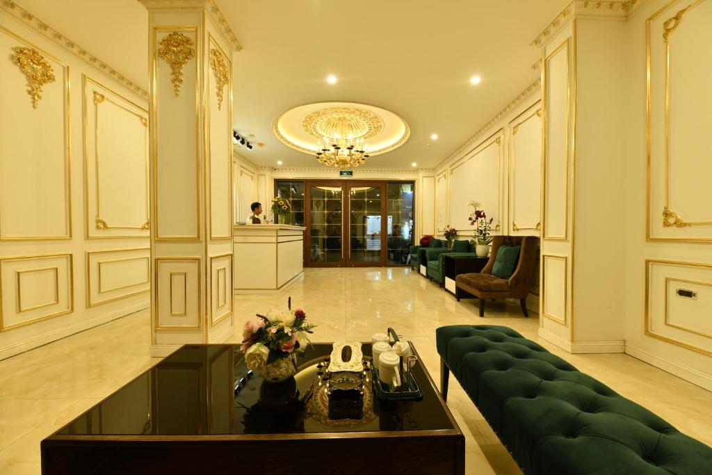 Posezení v ubytování Kingdom Hotel Hanoi