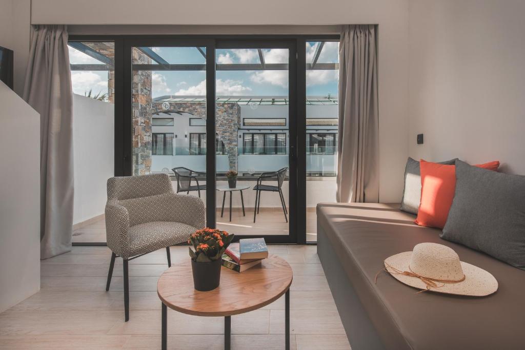 Posezení v ubytování Cavo di Suites