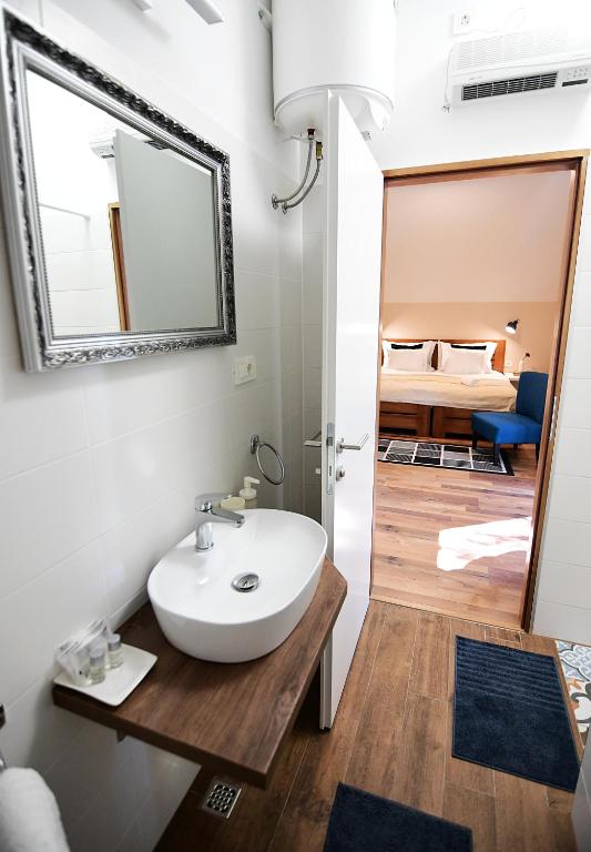 Kúpeľňa v ubytovaní Apartmani Zagi