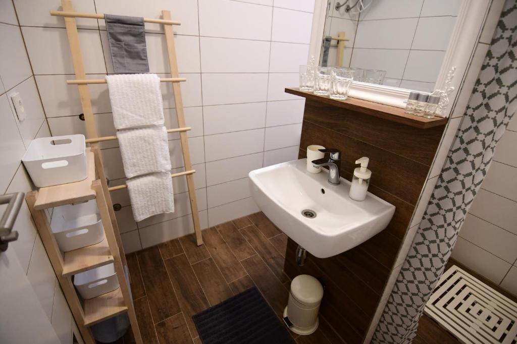 Kúpeľňa v ubytovaní Apartmani Zagi