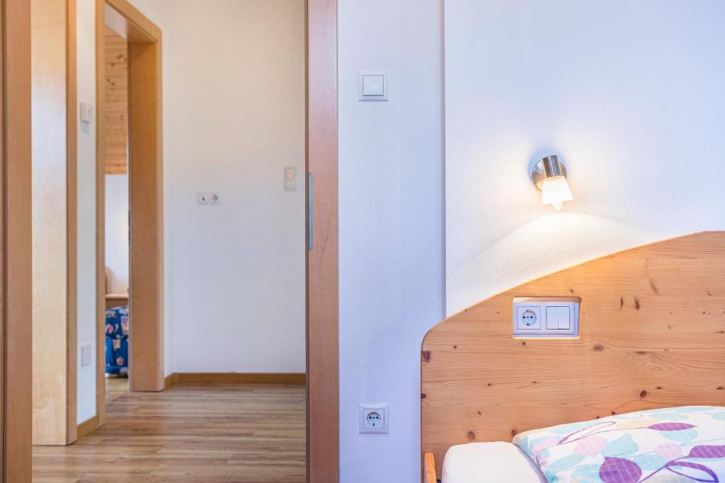 Postel nebo postele na pokoji v ubytování Rosengarten