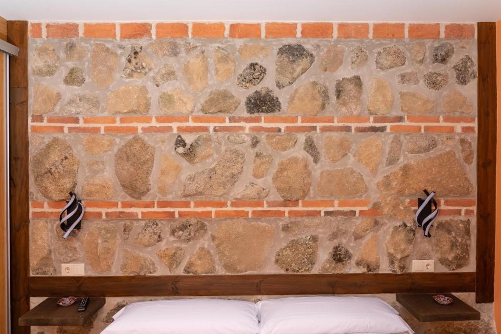 Posteľ alebo postele v izbe v ubytovaní La Casona de Trescasas