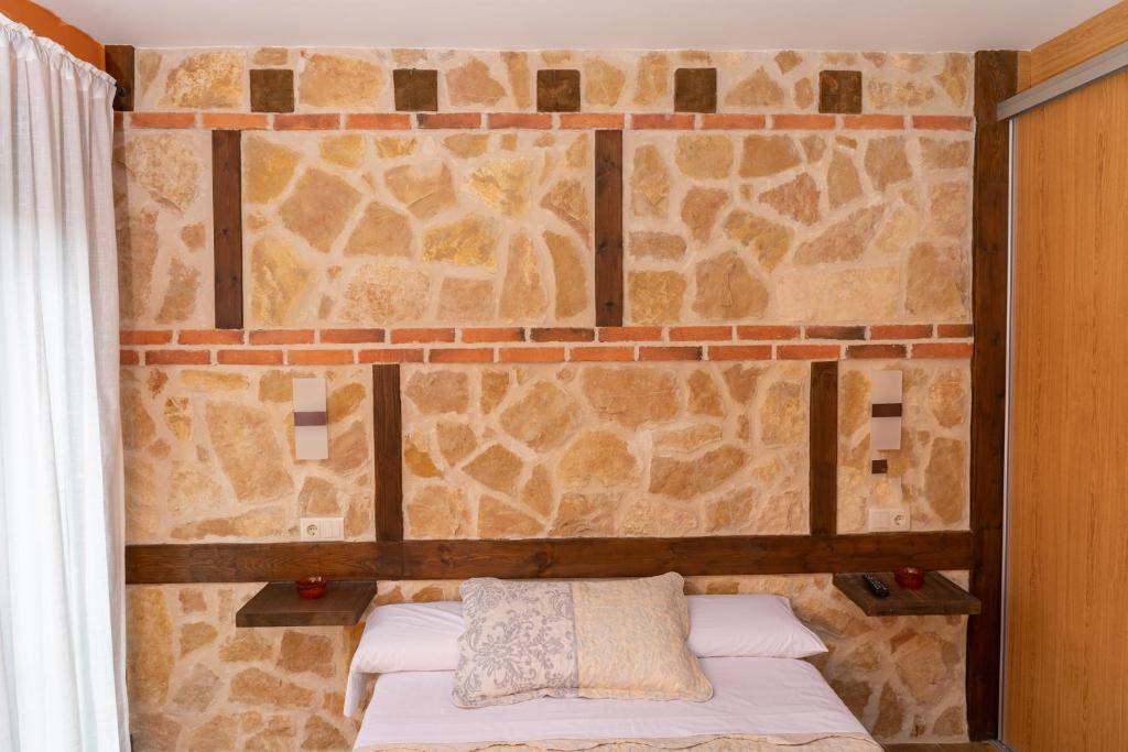 Posteľ alebo postele v izbe v ubytovaní La Casona de Trescasas