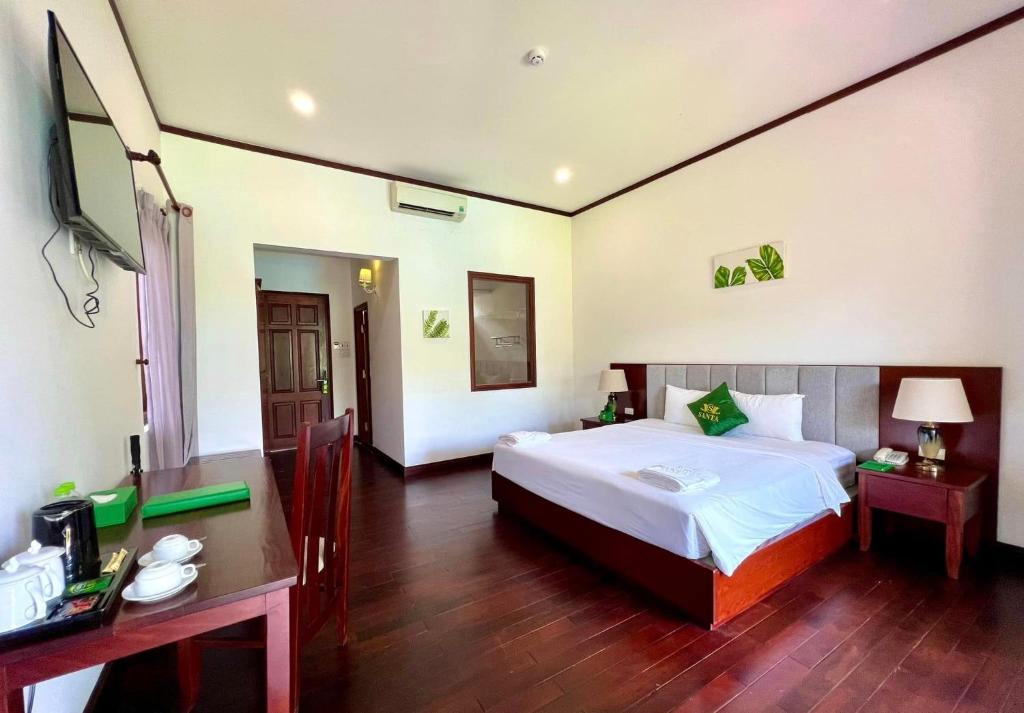 Phòng Có Giường Cỡ King Nhìn Ra Vườn