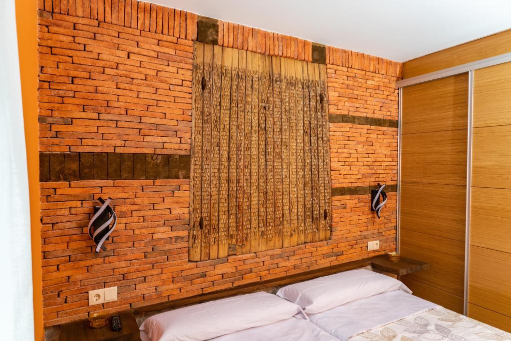 Posteľ alebo postele v izbe v ubytovaní La Casona de Trescasas