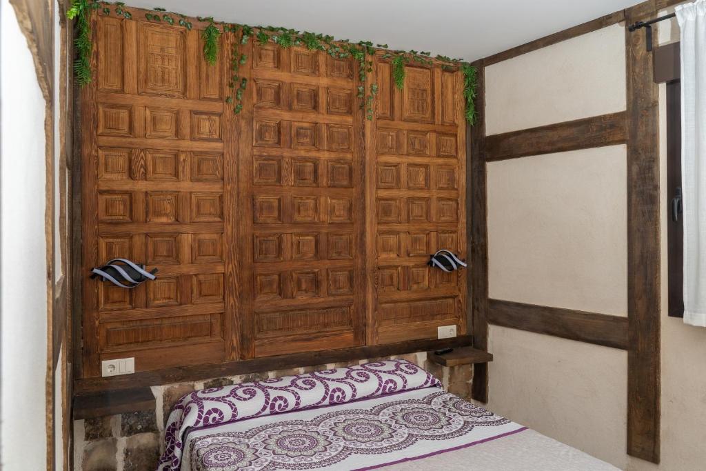 Posteľ alebo postele v izbe v ubytovaní La Casona de Trescasas