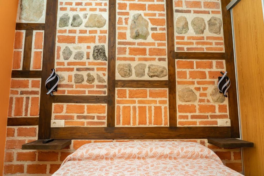 Posteľ alebo postele v izbe v ubytovaní La Casona de Trescasas