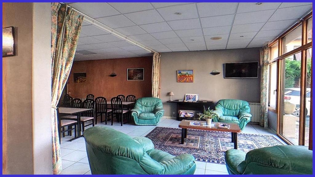 Posezení v ubytování Hôtel Foulquier