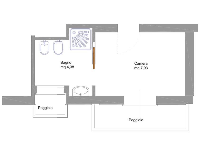Plán poschodí v ubytovaní Hotel Royal Garnì
