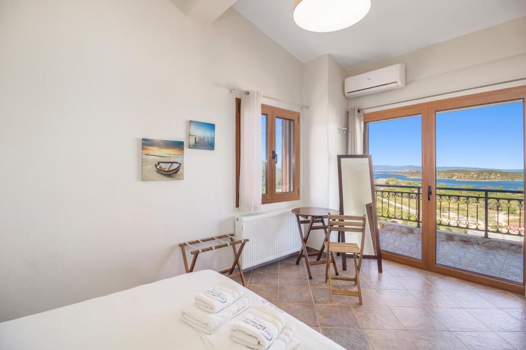 A balcony or terrace at Seaview Villas